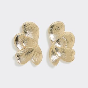 Grandes boucles d'oreilles fleurs